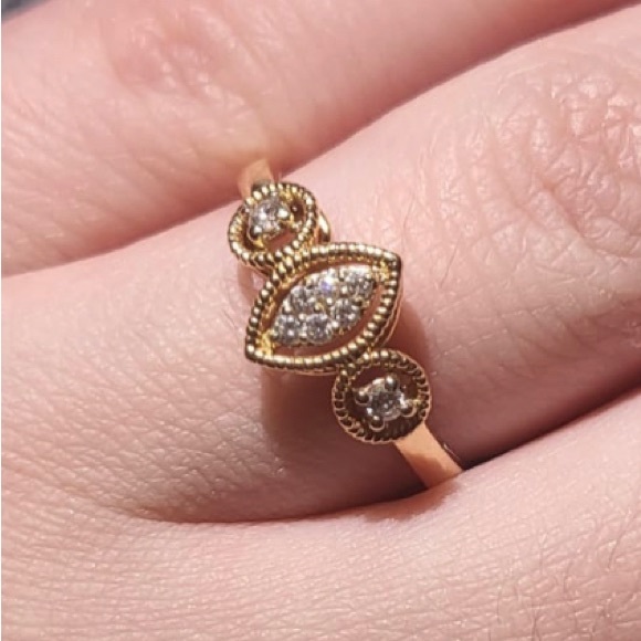 18k gold & diamonds ring - Picture 3 of 6